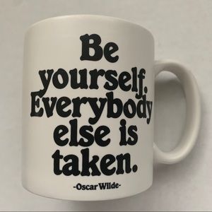 Quotable Mugs Oscar Wilde Be Yourself Coffee Tea